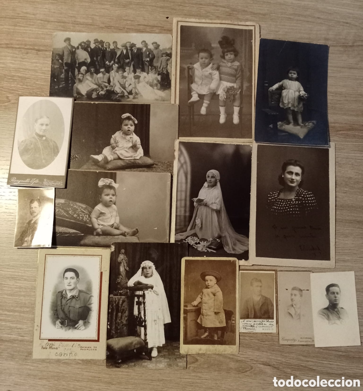 Fotograf&iacute;a antigua: Buen lote de fotograf&iacute;as antiguas