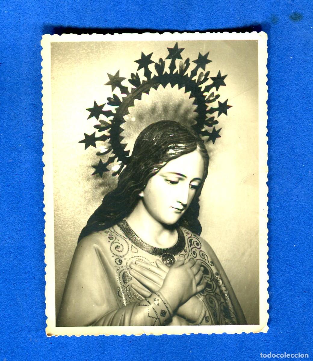 Fotografia antiga: ANTIGUA FOTOGRAFIA VIRGEN