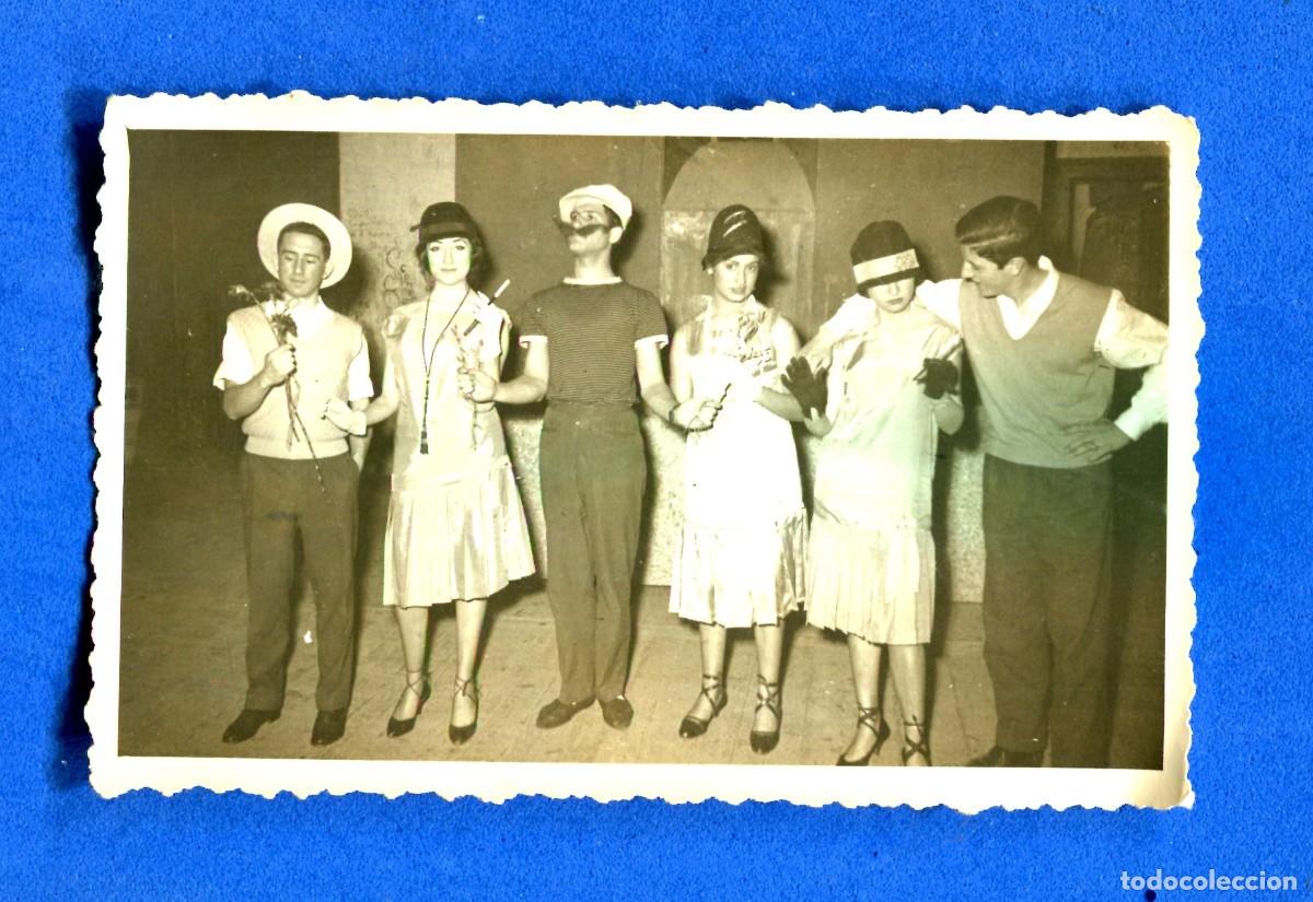 Fotografia antiga: ANTIGUA FOTOGRAFIA GRUPO DE PERSONAS COMICAS