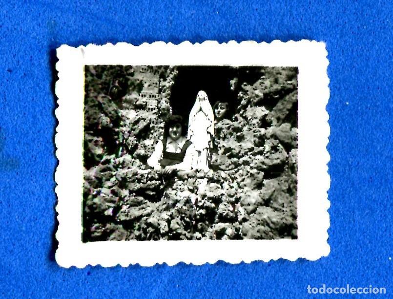 Photographie ancienne: ANTIGUA FOTOGRAFIA VIRGEN DE LOURDES