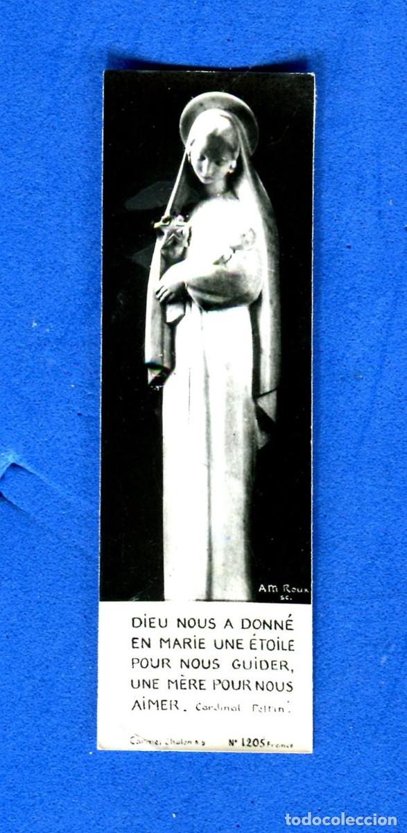 Alte Fotografie: ANTIGUA FOTOGRAFIA VIRGEN RECORDATORIO