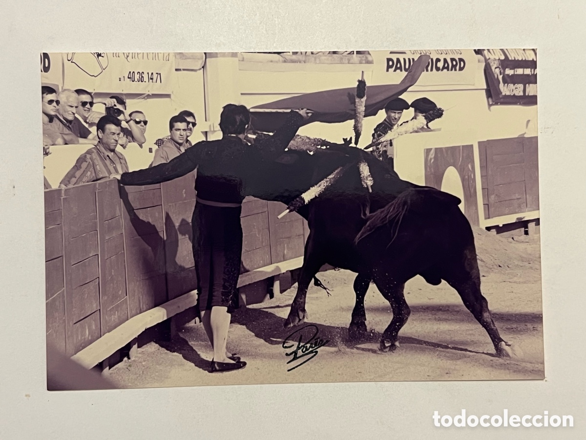 Antique Photography: TAUROMAQUIA. Torero, Luis F. Espla. ARENES DE BEZIERS. Fotograf&iacute;a Pares, Francia (10 x 15)