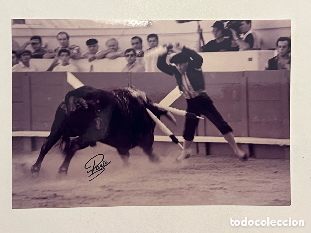 Photographie ancienne: TAUROMAQUIA. Torero, Luis F. Espla. ARENES DE BEZIERS. Fotograf&iacute;a Pares, Francia (10 x 15)
