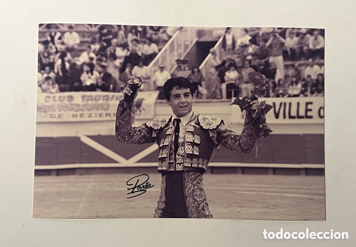 Fotografia antiga: TAUROMAQUIA. Torero, Ruiz Manuel corto dos orejas. ARENES DE BEZIERS. Fotograf&iacute;a Pares,
