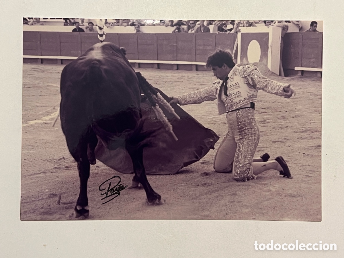 Antique Photography: TAUROMAQUIA. Torero, CHAMACO. ARENES DE BEZIERS. Fotograf&iacute;a Pares, Francia (10 x 15)