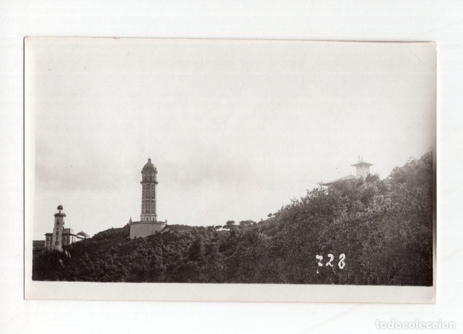 Fotografia antiga: BARCELONA.- TIBIDABO, TORRE DE LAS AGUAS EN LA CIMA DE LA MONTA&Ntilde;A. 14X9. APROX.