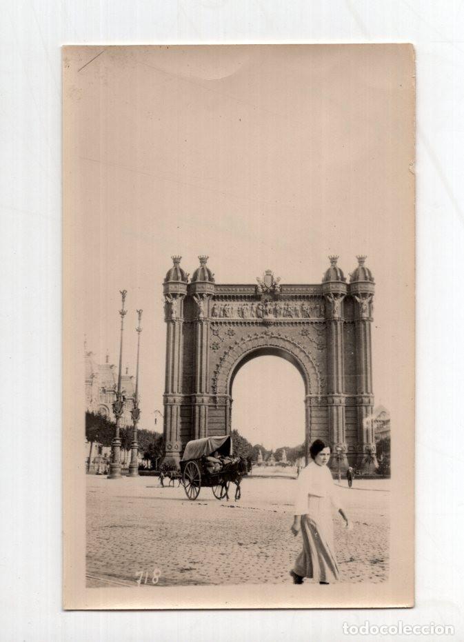 Fotografia antiga: BARCELONA.- ARCO DE TRIUNFO DE BARCELONA. 14X9. APROX.