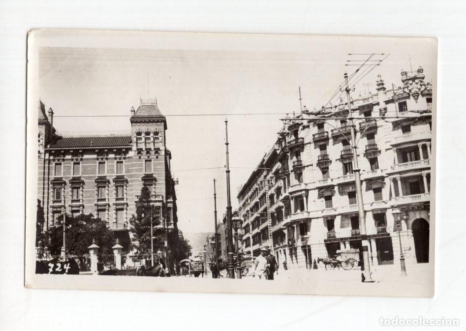 Fotograf&iacute;a antigua: BARCELONA.- CALLE BALMES. 14X9. APROX.