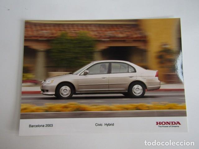 Fotograf&iacute;a antigua: FOTOGRAF&Iacute;A DE PRENSA MEDIA PRESS COMUNICACI&Oacute;N HONDA CIVIV HYBRID 2003