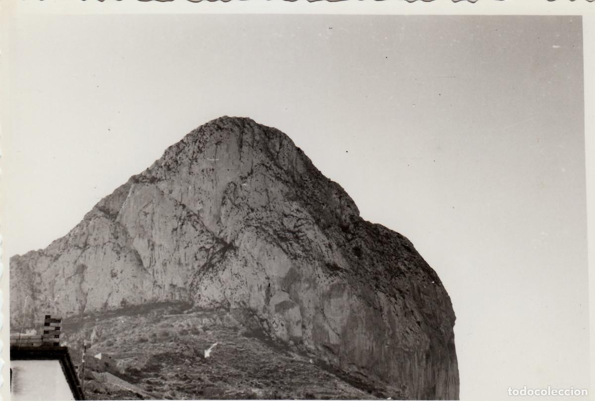 Fotograf&iacute;a antigua: El Pe&ntilde;on de Ifach, Calpe, Alicante. A&ntilde;os 60 sv