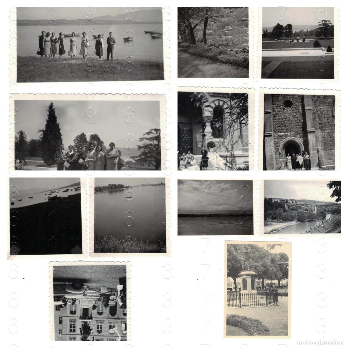Fotograf&iacute;a antigua: BERNA GINEBRA GENEVE SWITZERLAND COLECCION 12 FOTOGRAFIAS 1956 M44