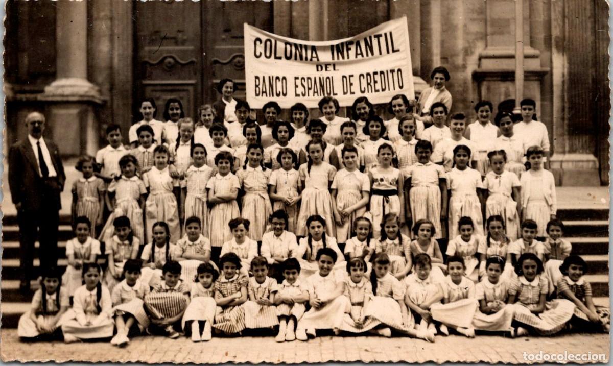 Fotograf&iacute;a antigua: Colonia Infantil del Banco Espa&ntilde;ol de Cr&eacute;dito - Foto sin datos - 130x78mm