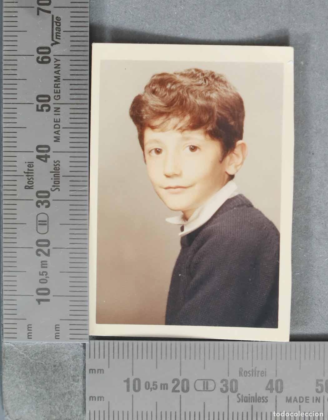 Alte Fotografie: FOTOGRAFIA. Ni&ntilde;o - Retrato - Fotograf&iacute;a de estudio HACIA 1970