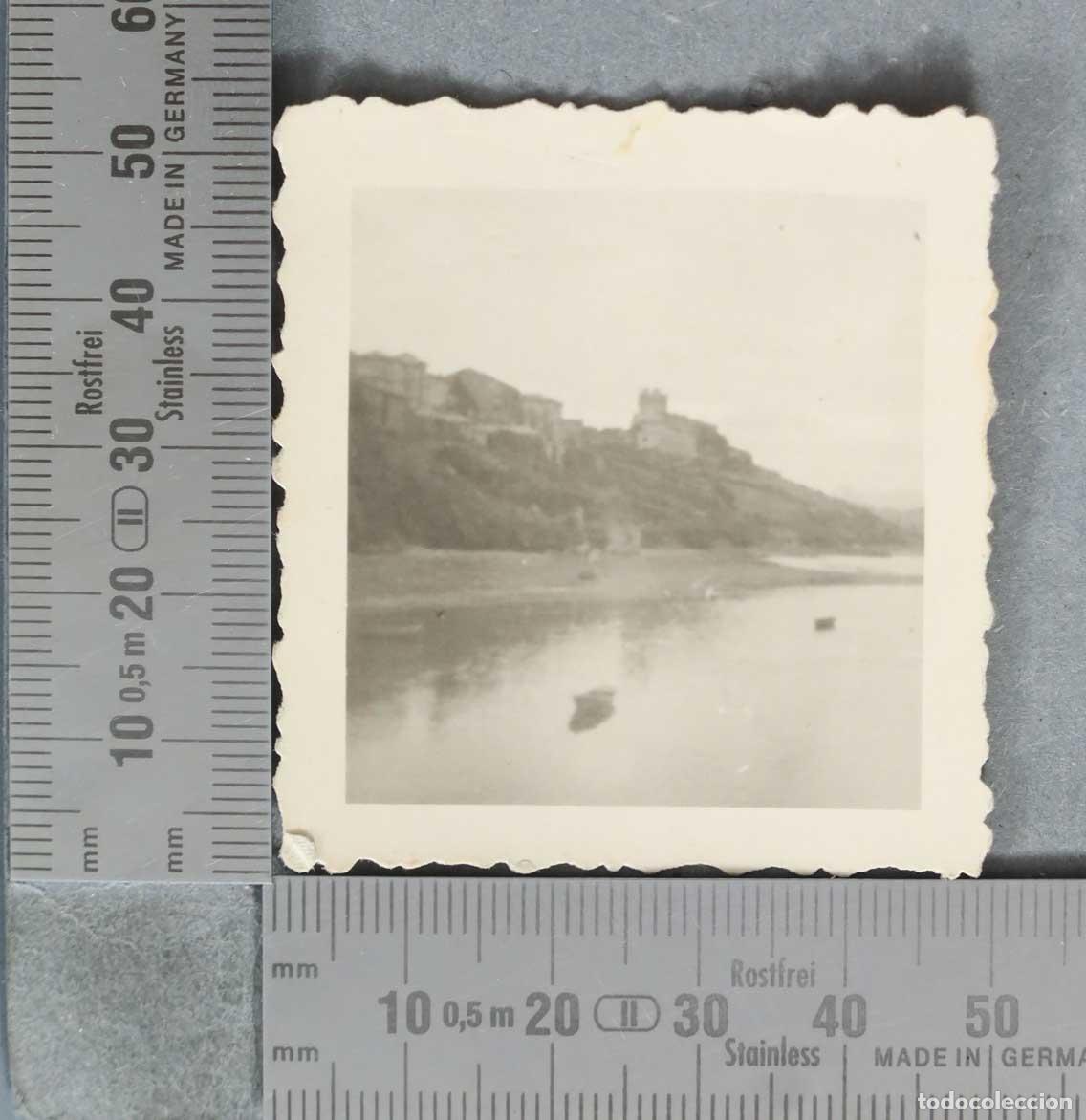Alte Fotografie: FOTOGRAFIA. San Vicente de la Barquera - Castillo del Rey HACIA 1940