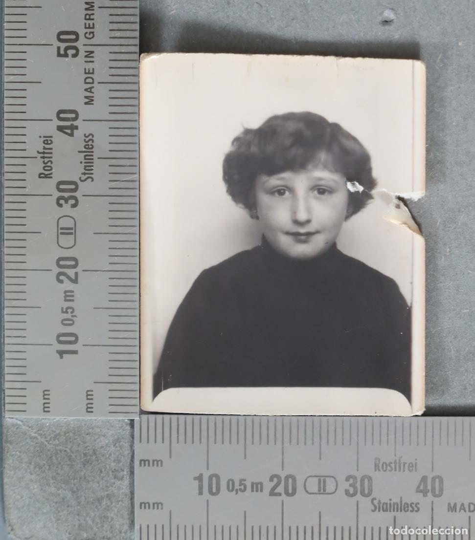 Alte Fotografie: FOTOGRAFIA. Fotograf&iacute;a infantil de carnet HACIA 1950