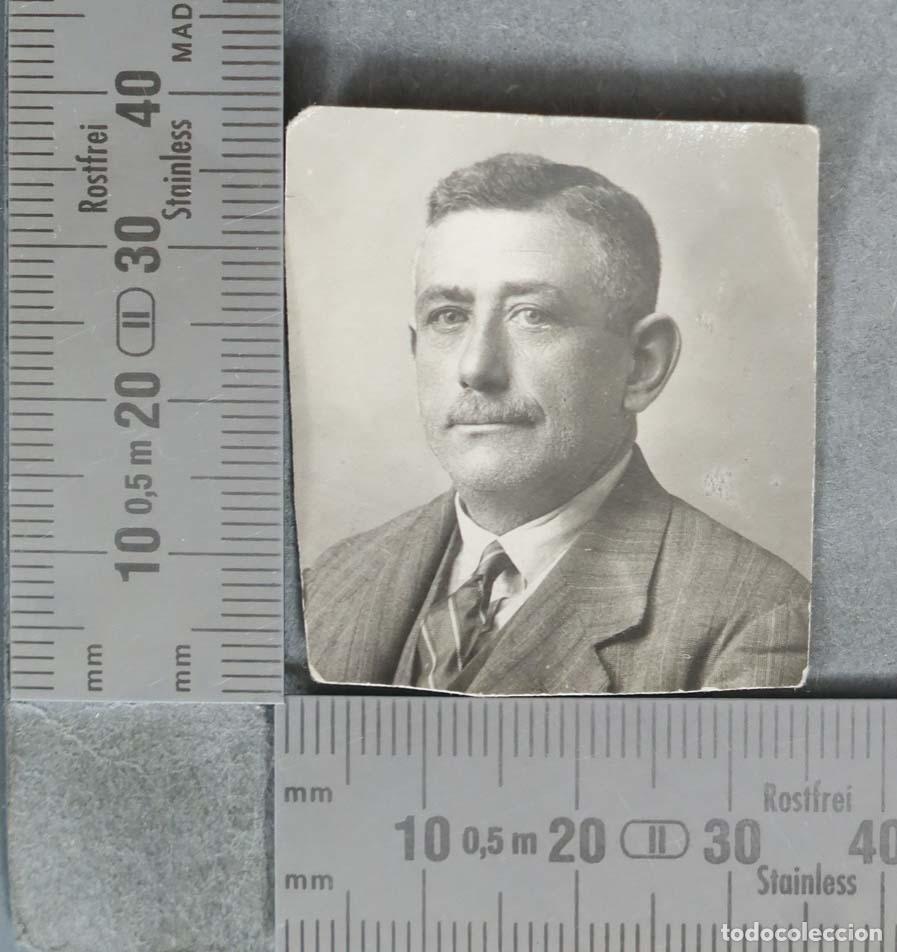 Alte Fotografie: FOTOGRAFIA. Retrato de hombre con bigote HACIA 1920