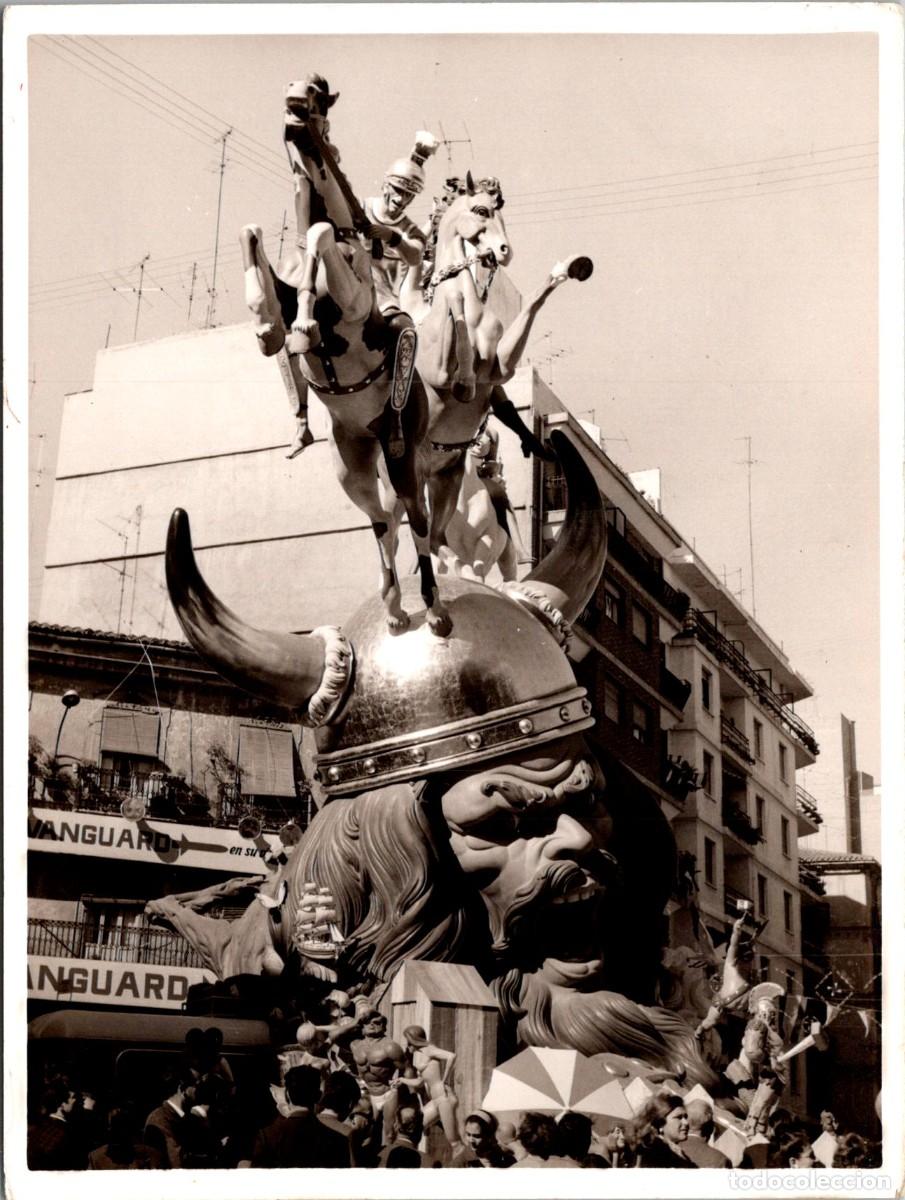 Fotograf&iacute;a antigua: Valencia - Fallas 1969 - Convento Jerusal&eacute;n - Fotograf&iacute;a - 145x109mm - Pub. Vanguard