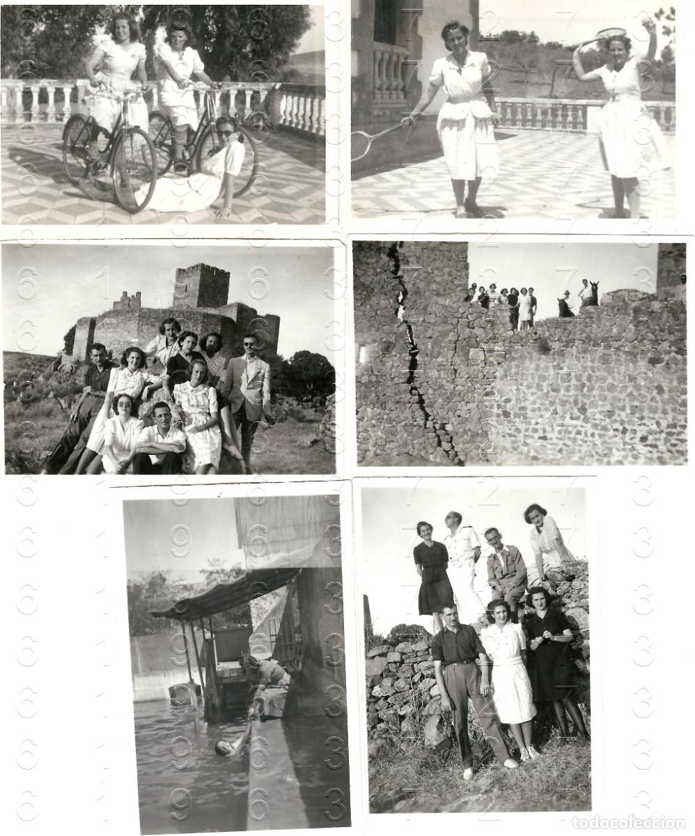 Photographie ancienne: EL GARABATO CACERES MAYORALGO CASTILLO COLECCION 6 FOTOGRAFIAS UNICAS MUY ANTIGUAS M43