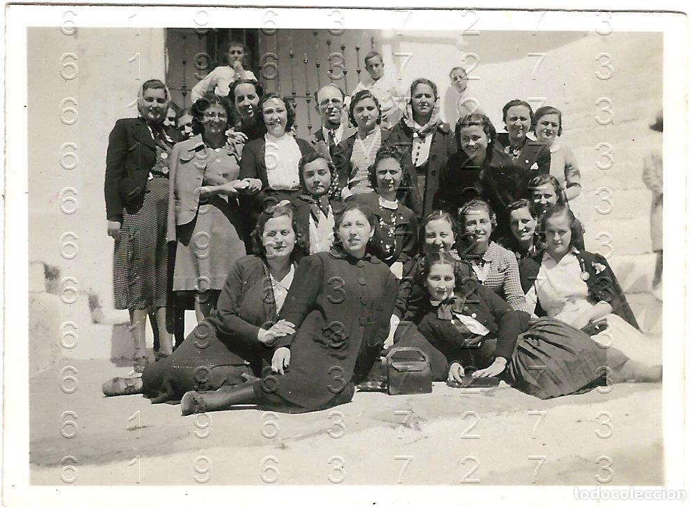 Fotograf&iacute;a antigua: CACERES CORO DE LA JUVENTUD FEMENINA FOTOGRAFIA UNICA MUY ANTIGUA 1940 8X6 M43
