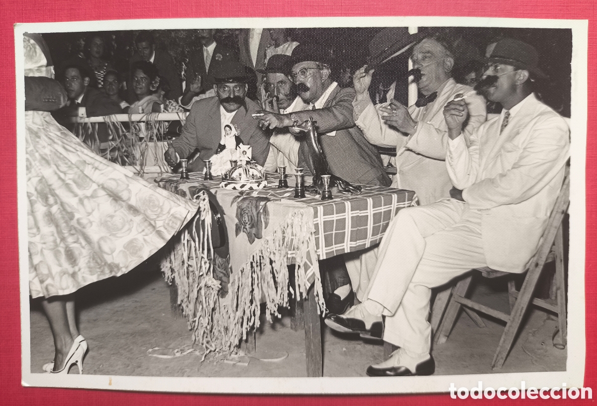 Fotograf&iacute;a antigua: VILANOVA I LA GELTR&Uacute; CARNAVAL FOTOGRAF&Iacute;A C. 1950