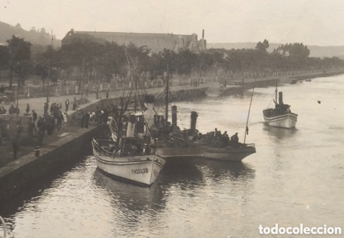 Fotograf&iacute;a antigua: ESPA&Ntilde;A PUERTO SIN IDENTIFICAR FOTOGRAF&Iacute;A