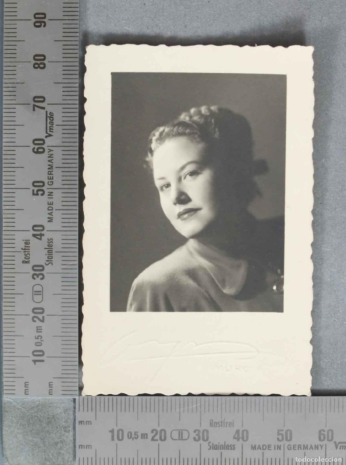 Alte Fotografie: FOTOGRAFIA. Retrato antiguo de mujer de perfil . HACIA 1950