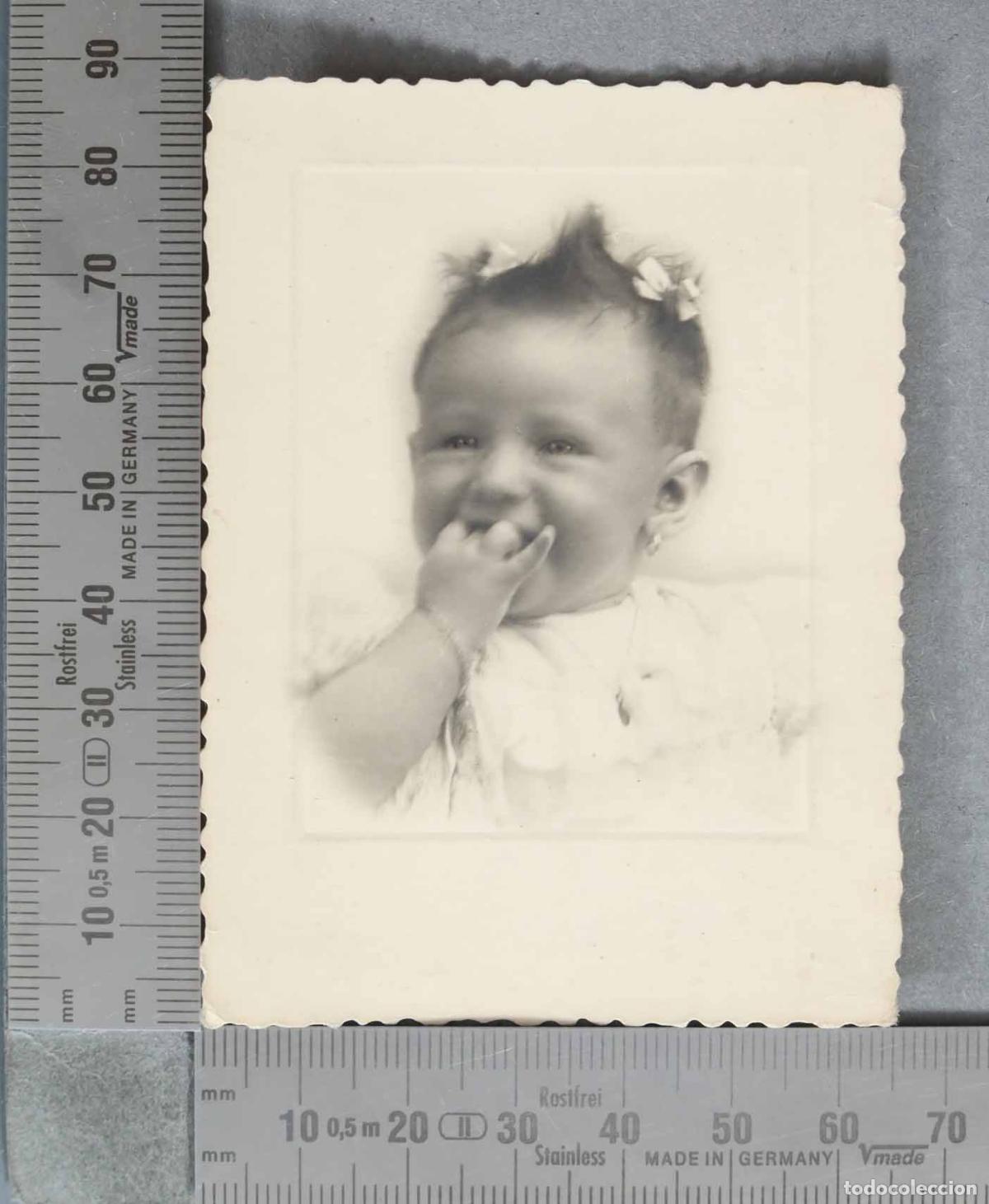 Antique Photography: FOTOGRAFIA. ni&ntilde;a beb&eacute; sonriendo - HACIA 1940