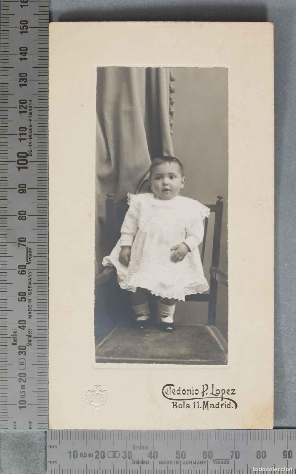Fotografia antica: FOTOGRAFIA. Ni&ntilde;o - Celedonio P. L&oacute;pez