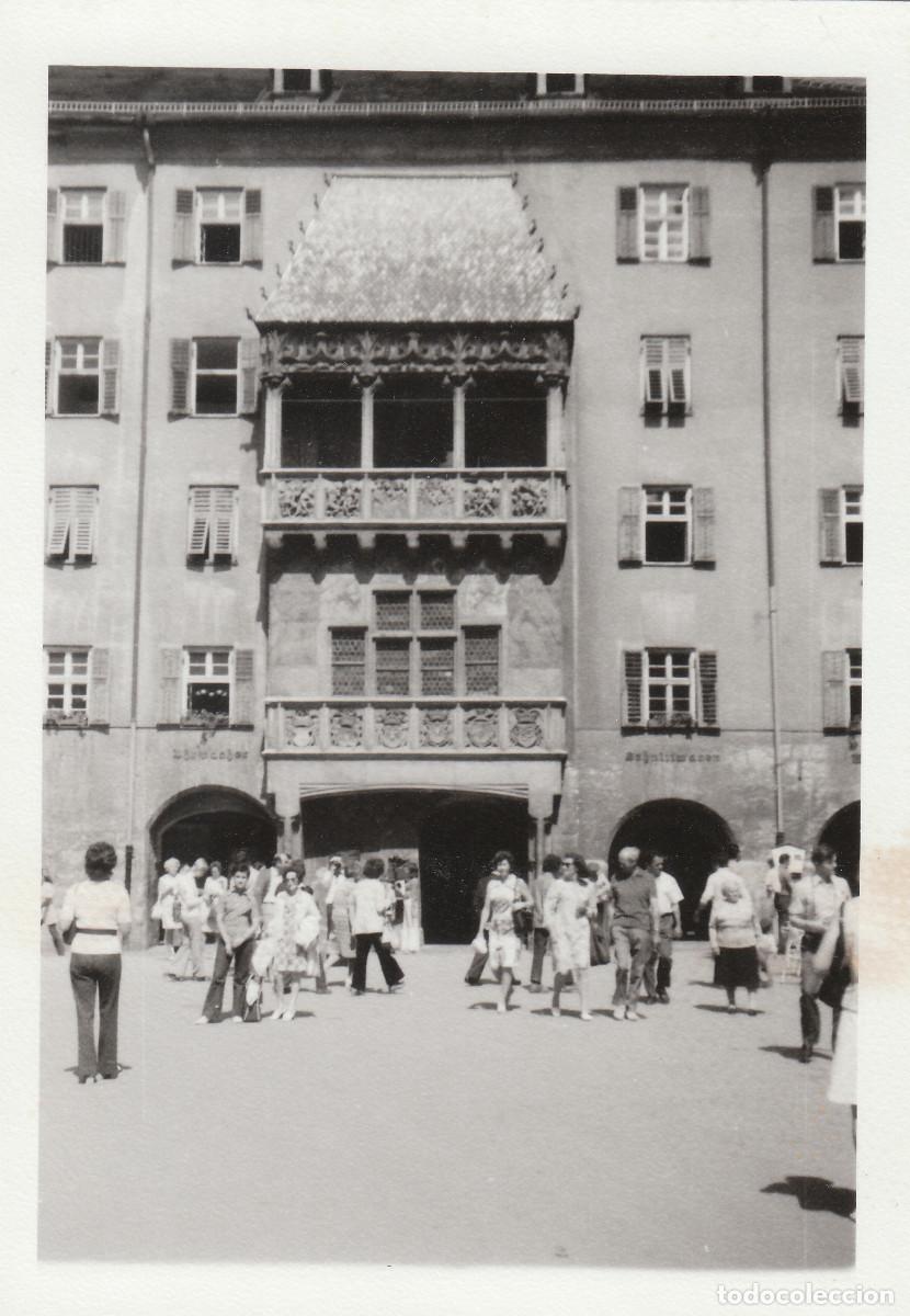 Fotografia antica: Tejado Dorado. Innsbruck, Tirol, Austria. A&ntilde;os 60 sv