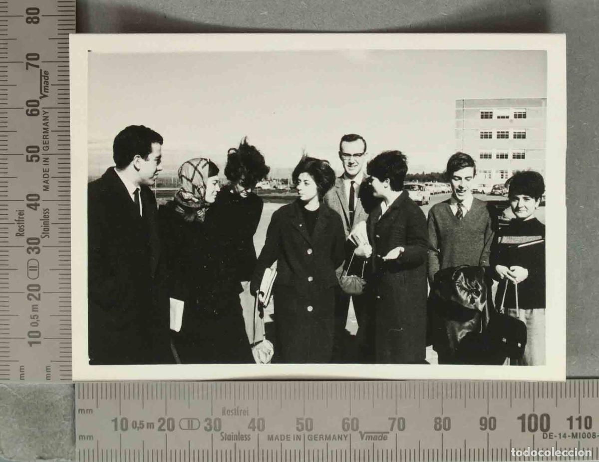 Photographie ancienne: FOTOGRAFIA. Grupo de estudiantes. &iquest;CIUDAD UNIVERSITARIA?,. HACIA 1960