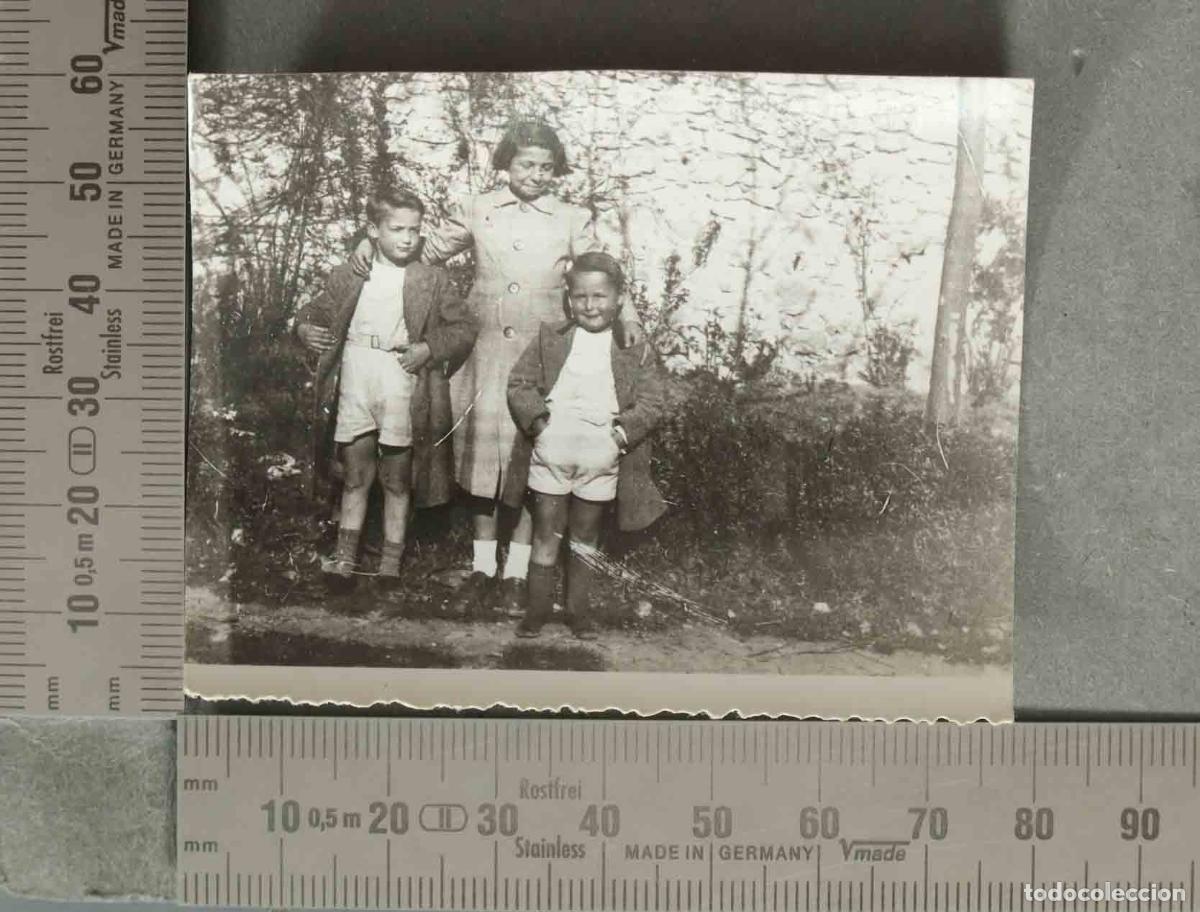 Fotograf&iacute;a antigua: FOTOGRAFIA. NI&Ntilde;OS EN PATIO. HACIA 1930