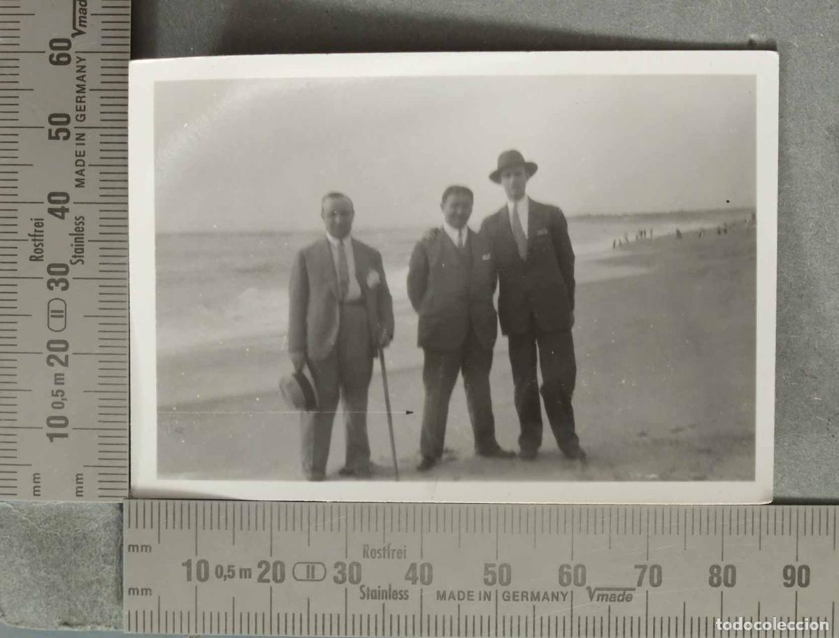 Fotograf&iacute;a antigua: FOTOGRAFIA. PLAYA DE ESPINHO. OPORTO. 1929