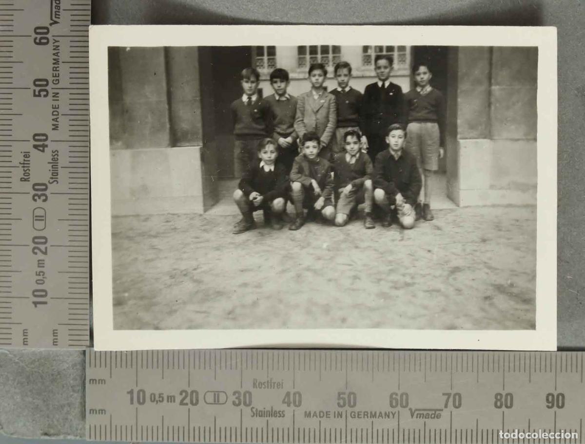 Fotograf&iacute;a antigua: FOTOGRAFIA. Grupo de ni&ntilde;os de colegio - HACIA 1950
