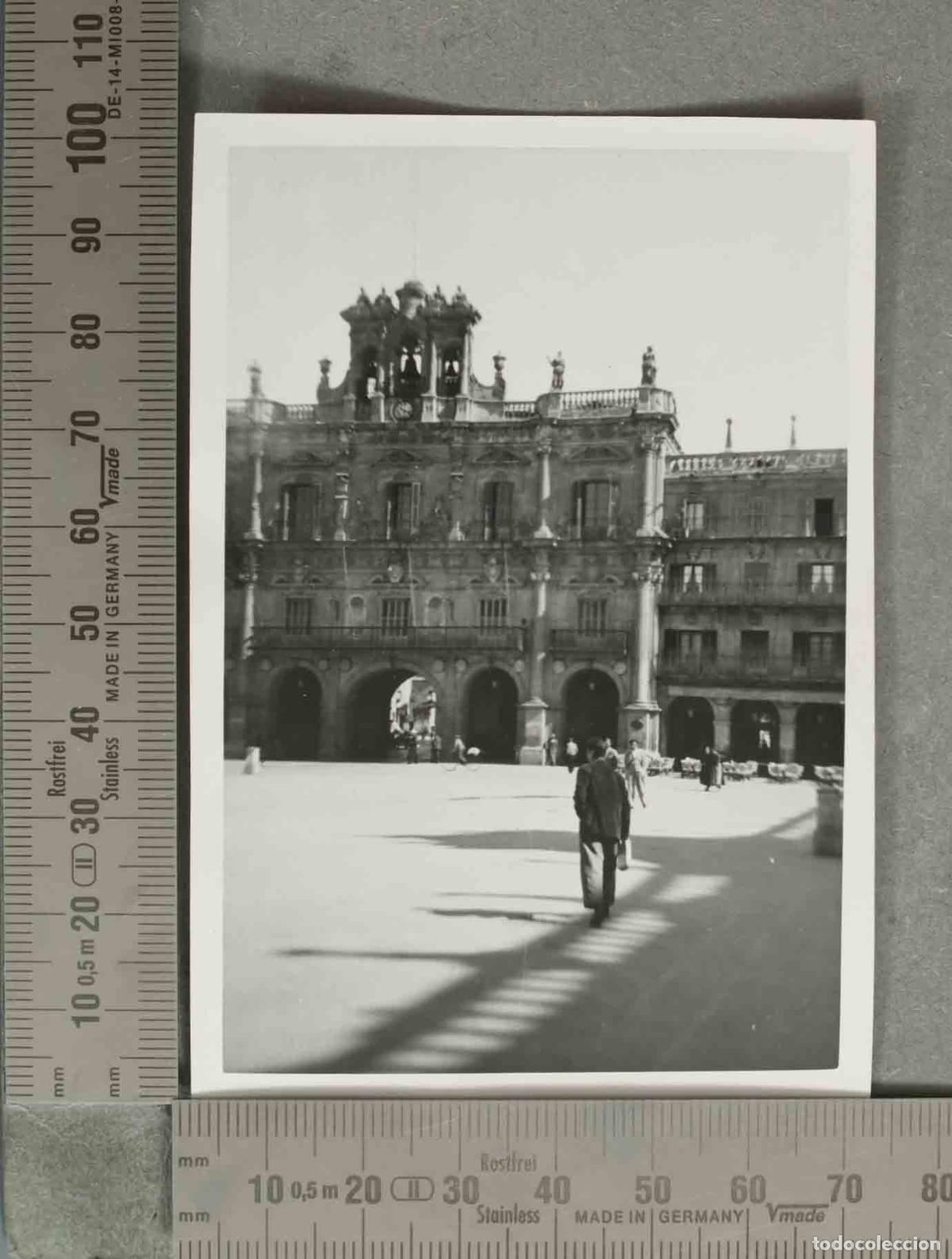 Antique Photography: FOTOGRAFIA. Salamanca - Plaza Mayor - Ayuntamiento 1955