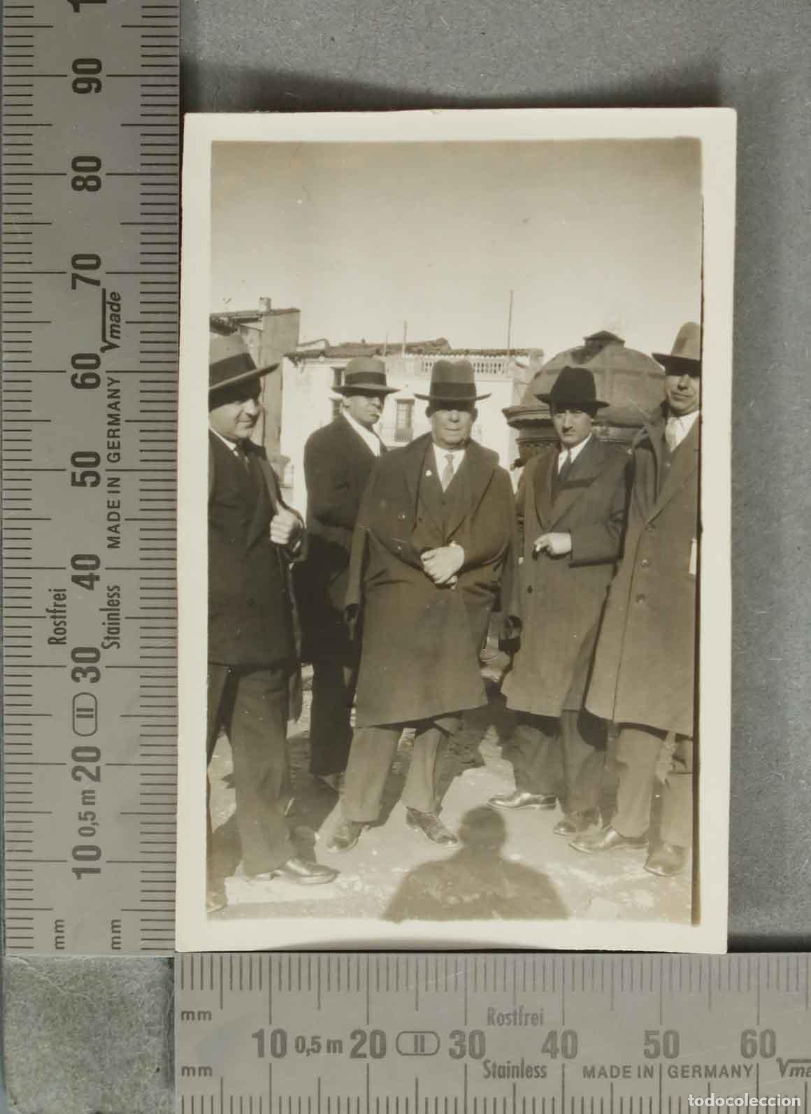 Photographie ancienne: FOTOGRAFIA. Grupo de hombres en PRADES TARRAGONA. 1929