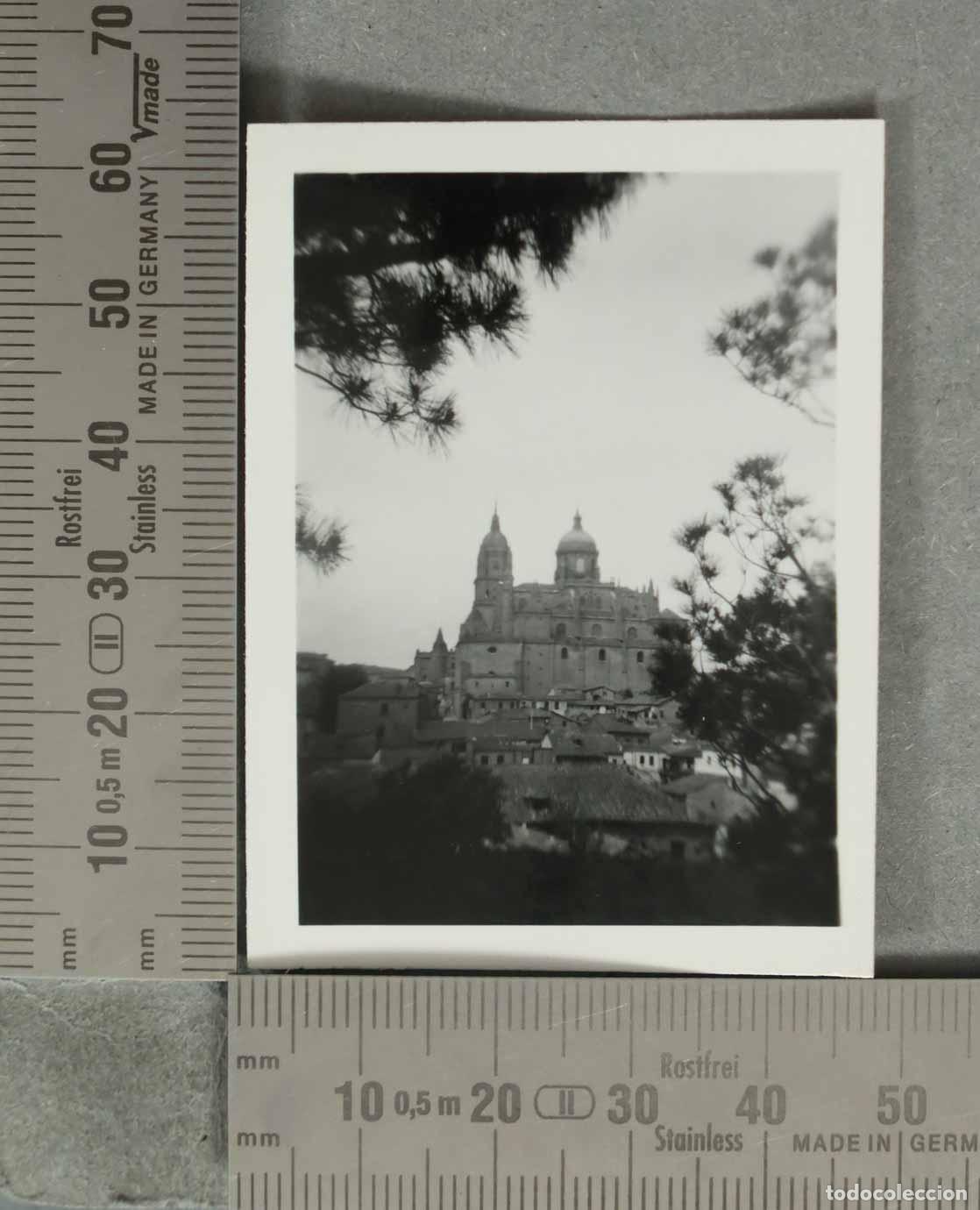 Fotograf&iacute;a antigua: FOTOGRAFIA. Catedral de Salamanca. VISTA DESDE SAN ESTEBAN 1955