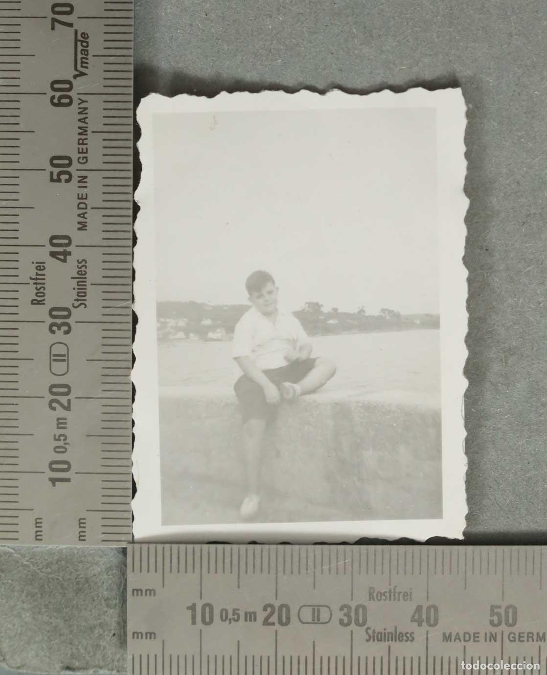 Fotograf&iacute;a antigua: FOTOGRAFIA. VISTA NI&Ntilde;O PUERTO SANGENJO. 1949