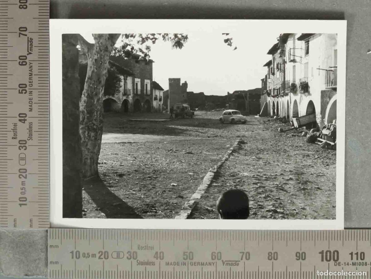 Fotografia antiga: FOTOGRAFIA. VISTA PUEBLO A IDENTIFICAR. &iquest;CATALU&Ntilde;A? HACIA 1960