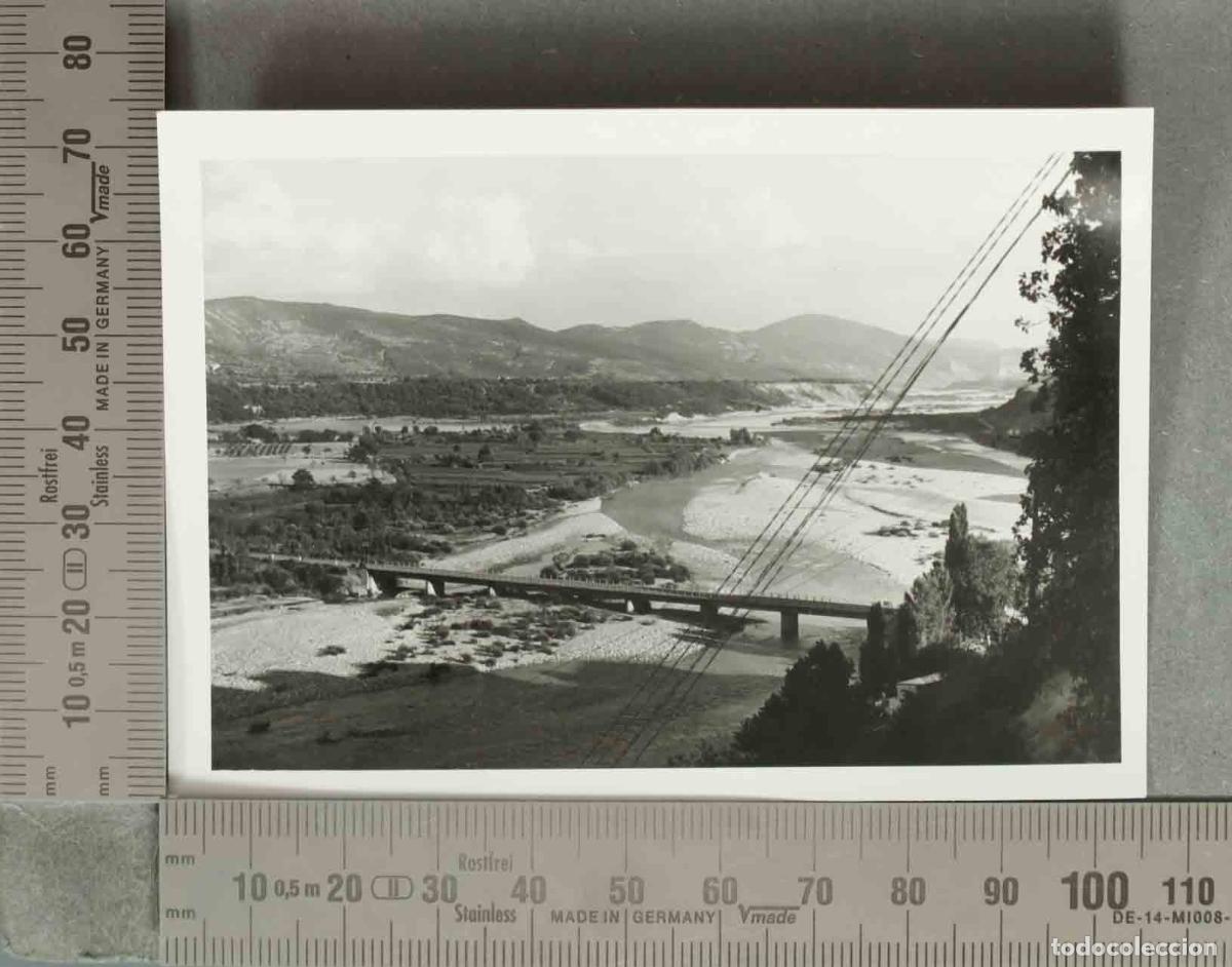 Fotografia antiga: FOTOGRAFIA. VISTA DE PUENTE A IDENTIFICAR. HACIA 1960
