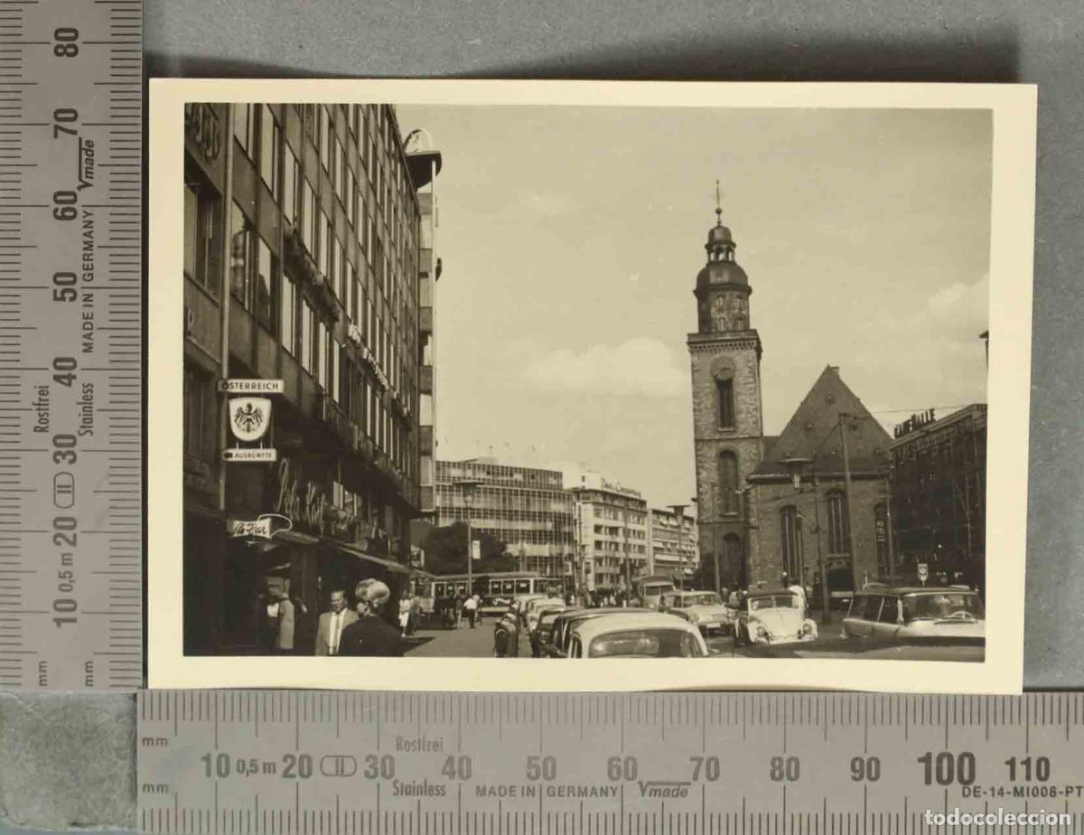Fotografia antica: FOTOGRAFIA. Frankfurt am Main - Katharinenkirche - Hauptwache