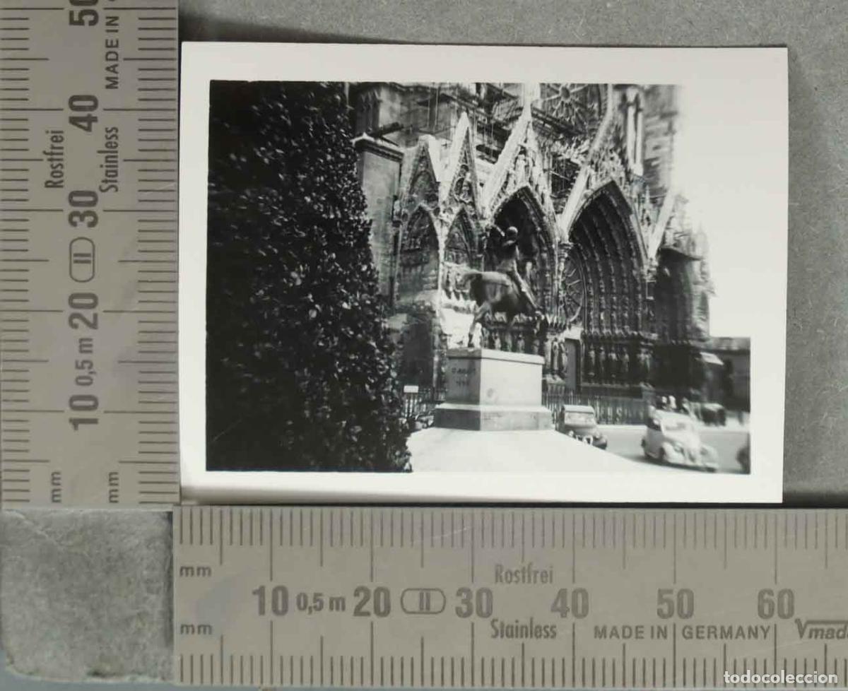 Fotografia antica: FOTOGRAFIA. Catedral de Reims - 1956