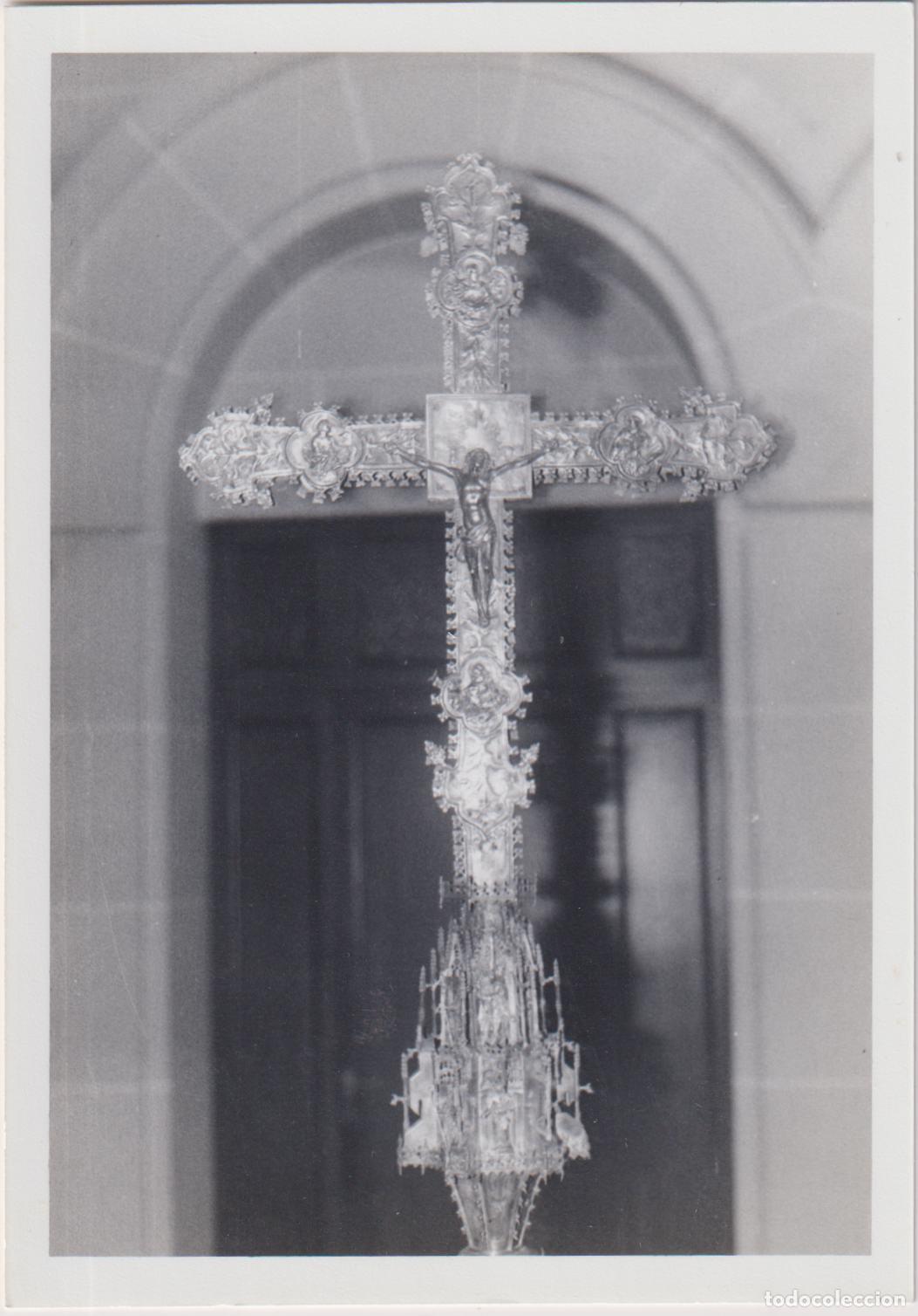 Fotograf&iacute;a antigua: ANTIGUA FOTOGRAFIA CREU PARROQUIAL DE SANTA MARIA DE BADALONA