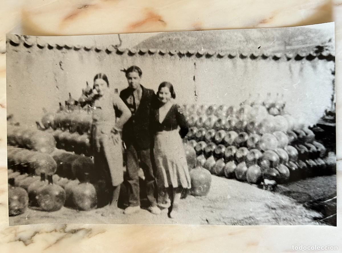 Fotograf&iacute;a antigua: REPRODUCCI&Oacute;N DE IMAGEN DE LA F&Aacute;BRICA DE GARRAFAS DE VIDRIO LA PUNTUAL DE VIMBOD&Iacute; - INICIOS SIGLO XX