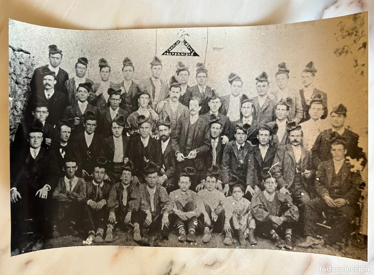 Antique Photography: REPRODUCCI&Oacute;N FOTOGR&Aacute;FICA IMAGEN DE LA CORAL LA ARMON&Iacute;A DE LA CASA DEL PUEBLO DE VIMBOD&Iacute; - A&Ntilde;O 1904