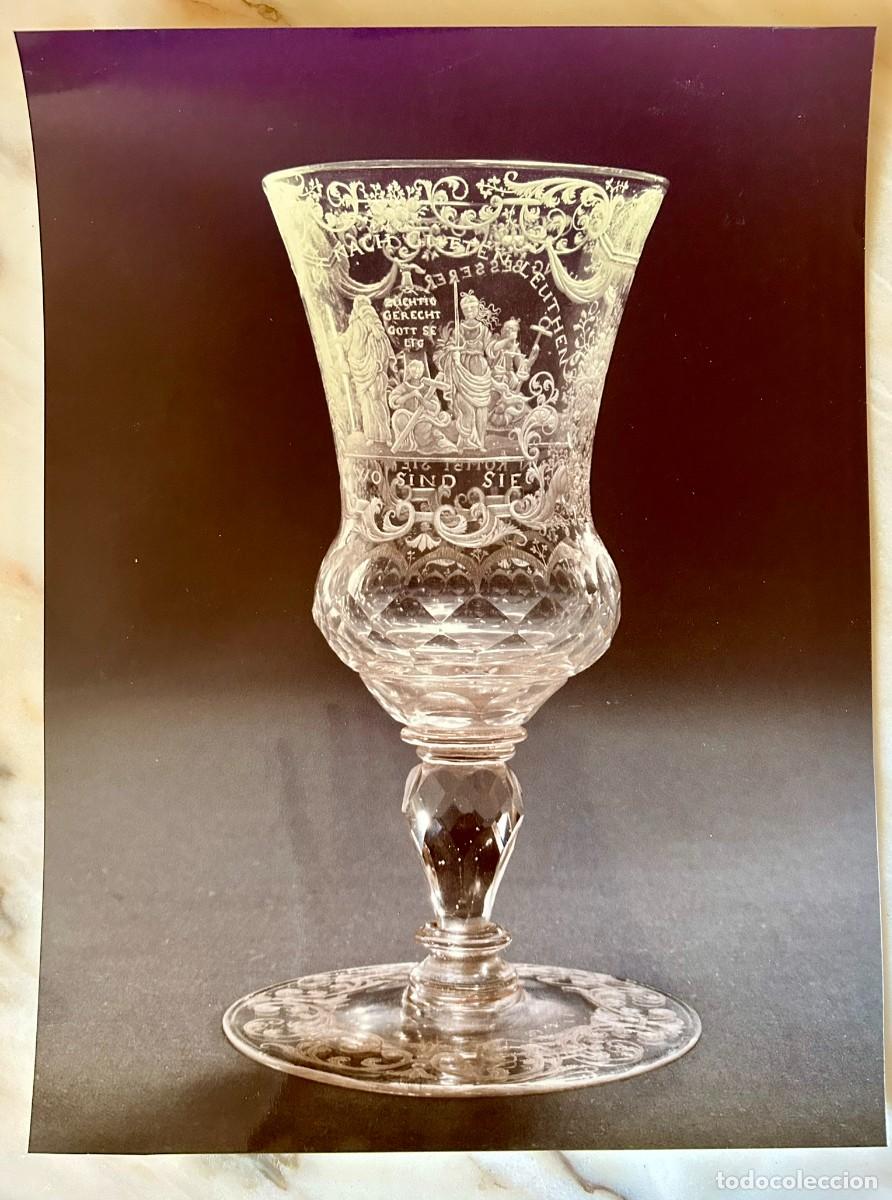 Antique Photography: REPRODUCCI&Oacute;N FOTOGR&Aacute;FICA DE UNA COPA DE VIDRIO DE BOHEMIA DE INICIOS DEL SIGLO XVIII