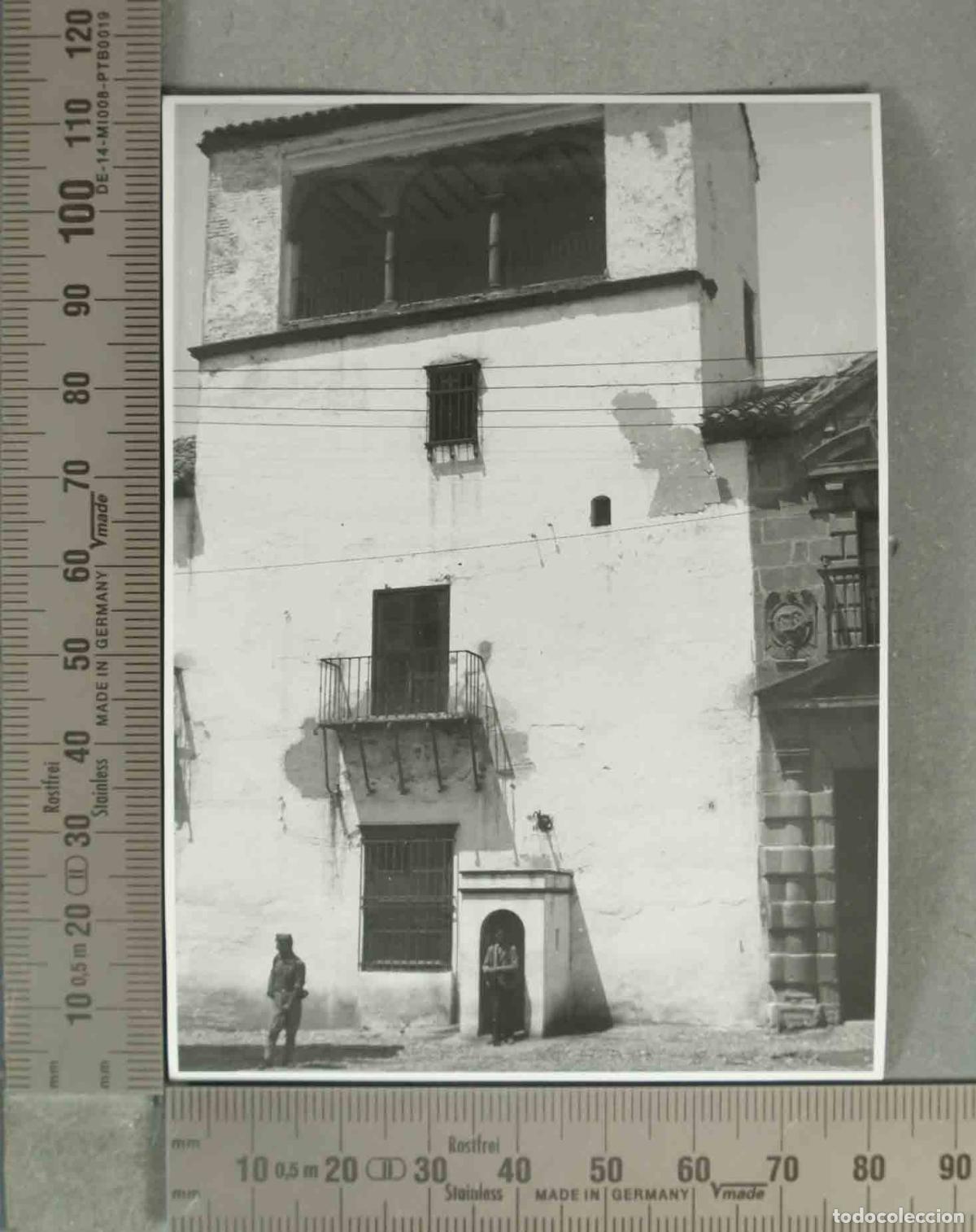 Fotograf&iacute;a antigua: FOTOGRAFIA.GARITA ANDUJAR MILITAR JAEN HACIA 1940