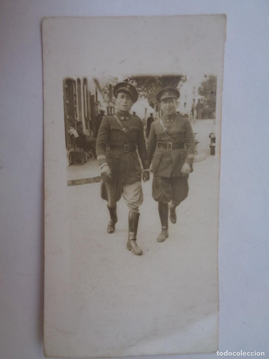 Fotograf&iacute;a antigua: MINUTERO DE FOTOGRAFO CALLEJERO DE MILITARES DE LA REPUBLICA , SARGENTOS