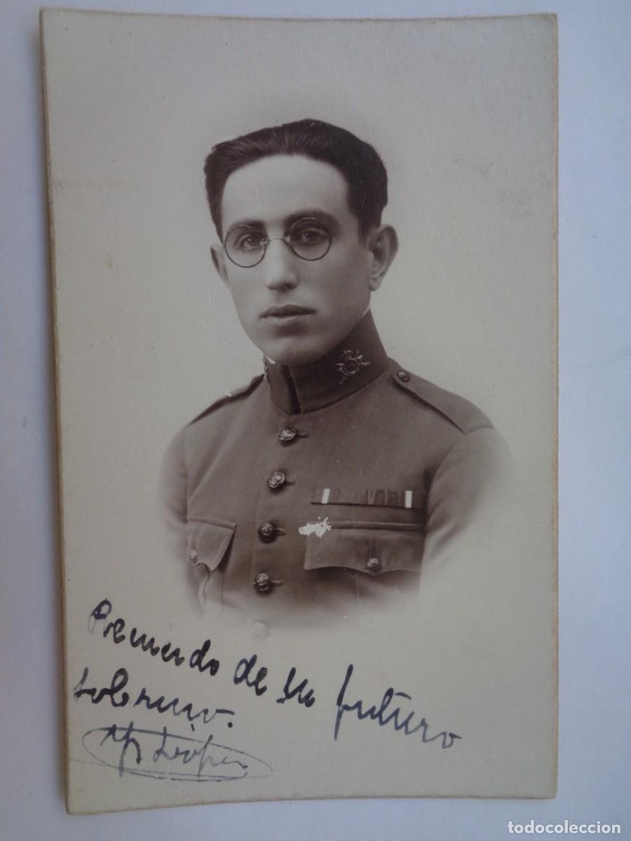 Alte Fotografie: GUERRA AFRICA: FOTO DE ESTUDIO MILITAR DE INFANTERIA CONDECORADO, 1926. DE CALATAYUD, CEUTA - TETUAN