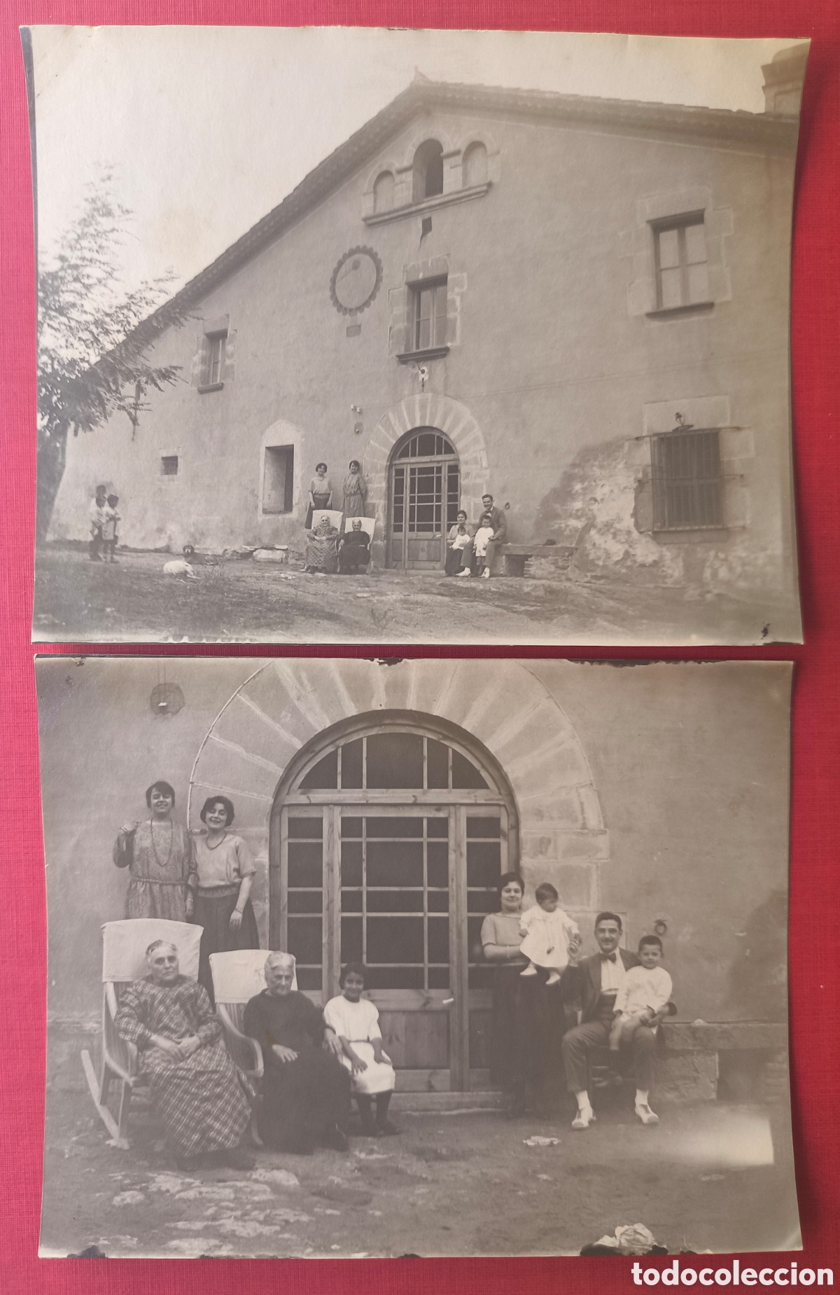 Alte Fotografie: MONTORN&Egrave;S DEL VALL&Egrave;S CAN COLL FOTOGRAF&Iacute;A C. 1915