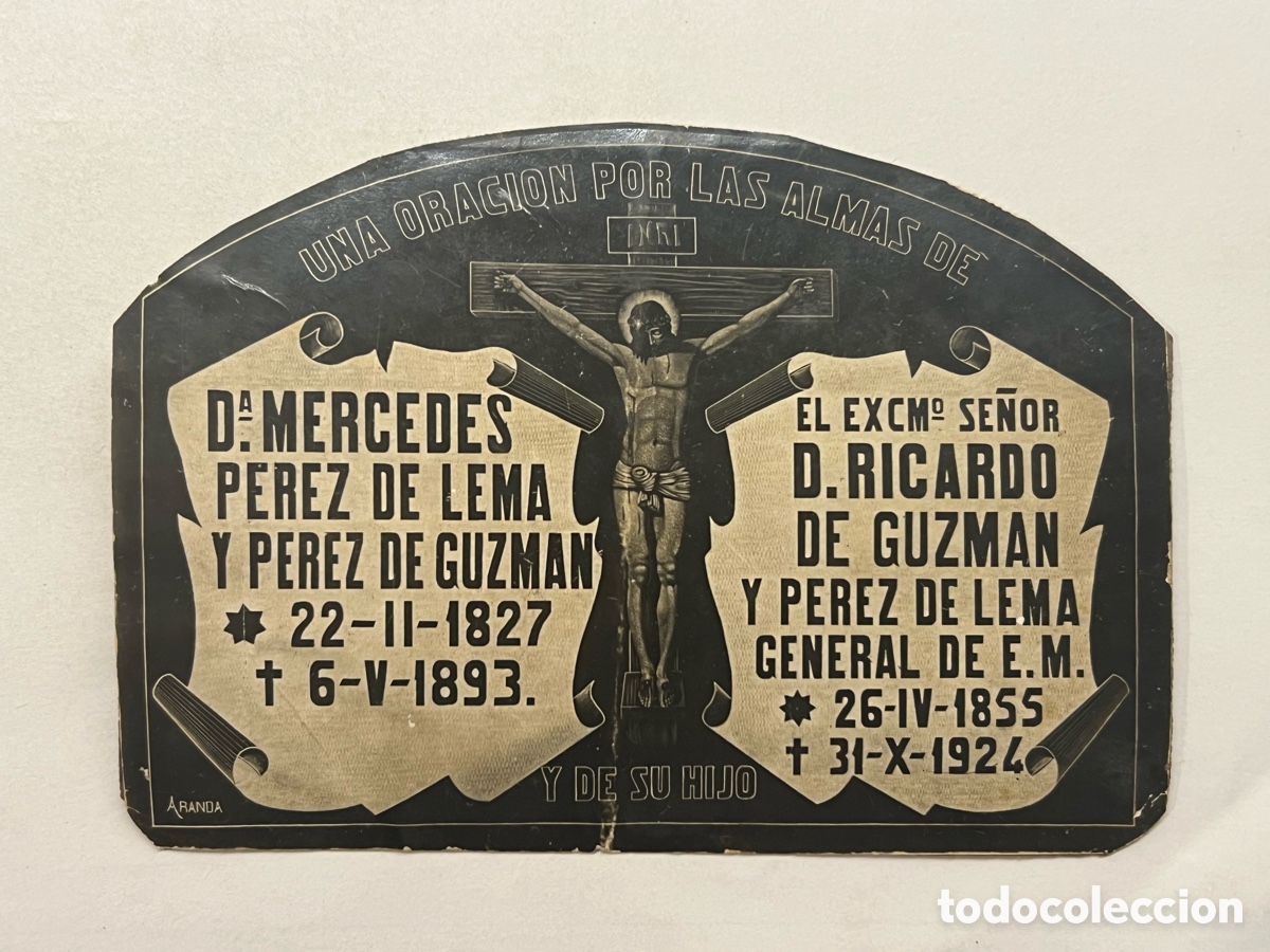 Fotograf&iacute;a antigua: VALENCIA. Fotograf&iacute;a antigua D.RICARDO DE GUZMAN Y PEREZ DE LEMA GENERAL DE E.M. (a.1924)